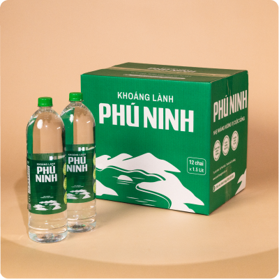 Nước Khoáng Phú Ninh Chai 1.5L (12 chai/thùng)