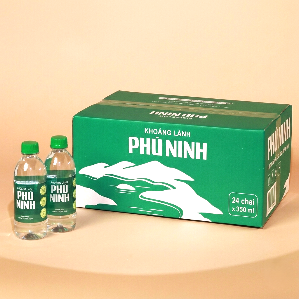 Nước Khoáng Phú Ninh Chai 350ml (24 chai/thùng)