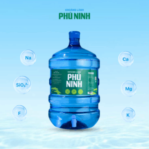 Nước Khoáng Phú Ninh Bình 19L có vòi