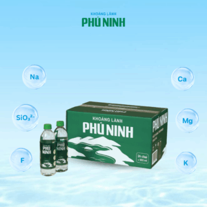 500ml Phu Ninh Mineral Water (24 bottles/per box)